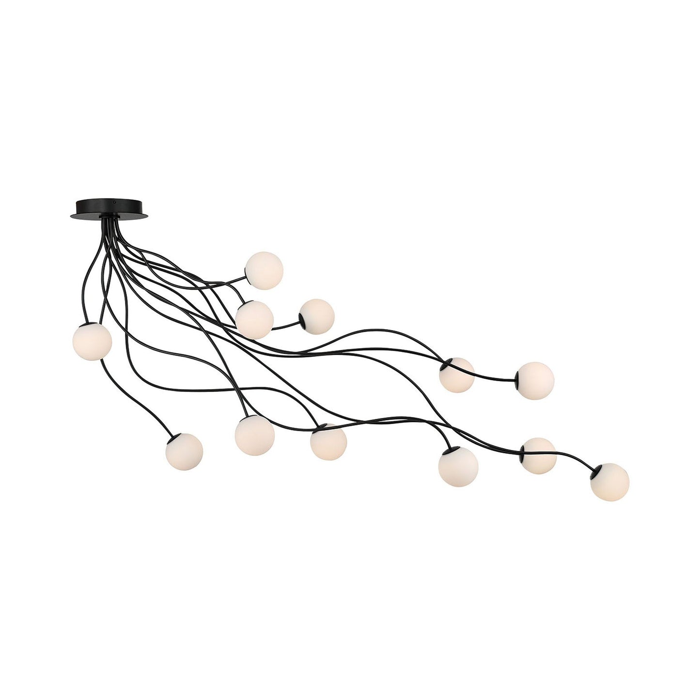 Athena LED Flush Mount Ceiling Light in Detail.