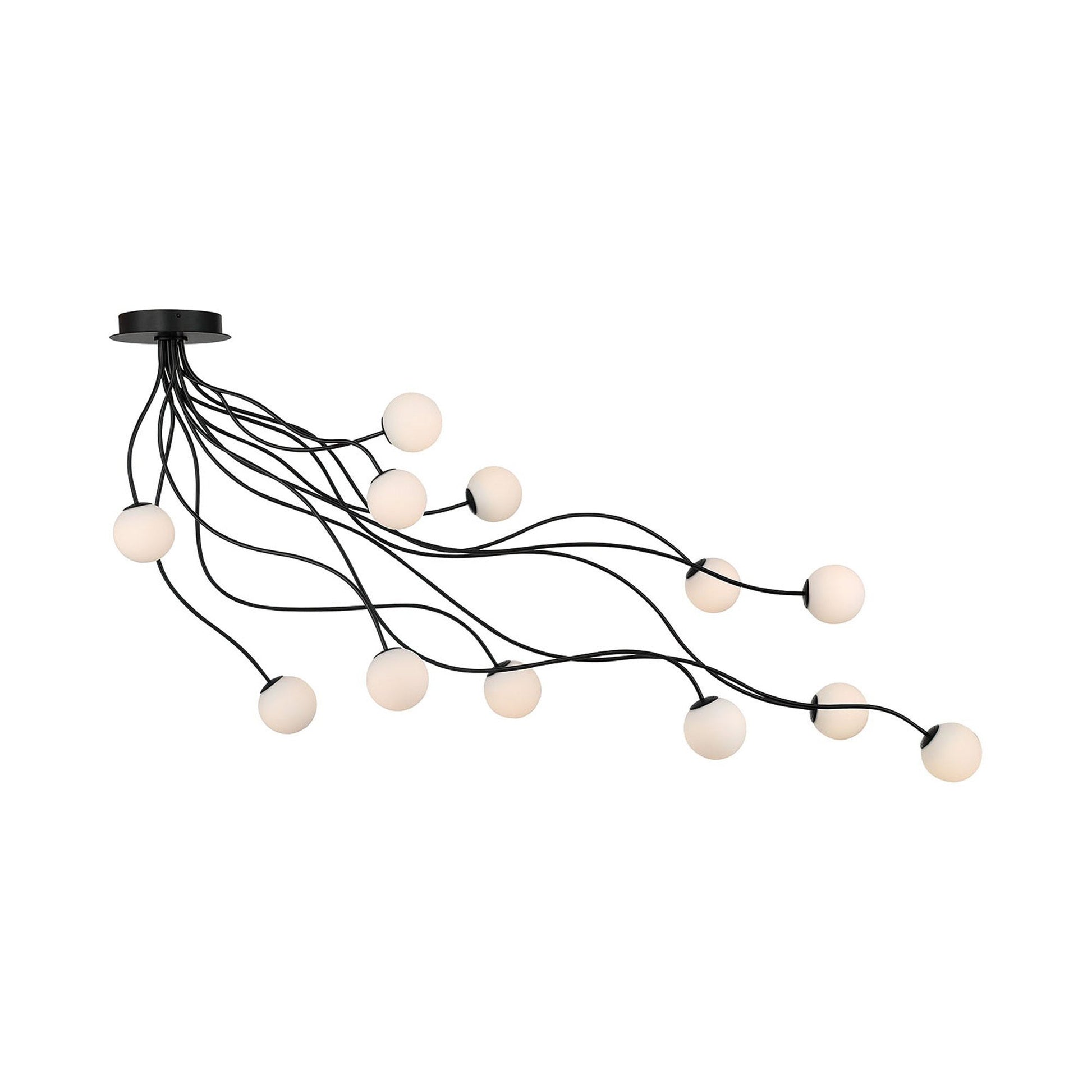 Athena LED Flush Mount Ceiling Light in Detail.