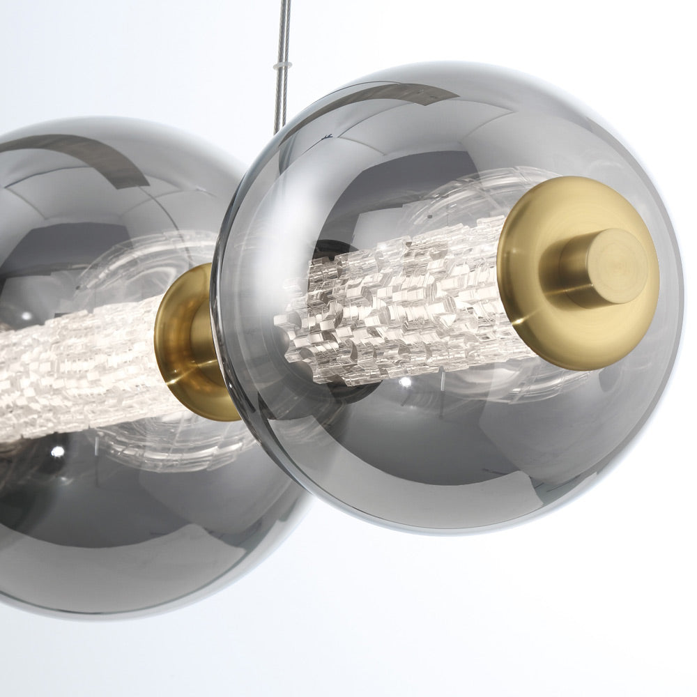 Atomo LED Chandelier in Detail.