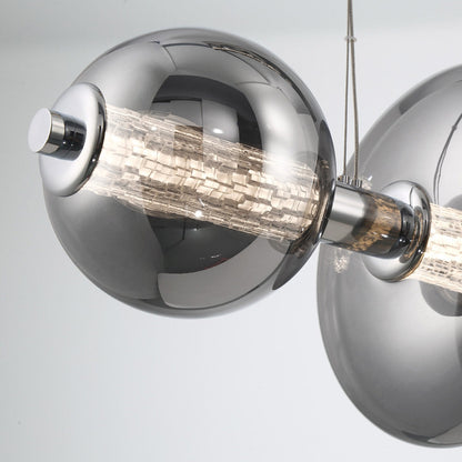 Atomo LED Chandelier in Detail.
