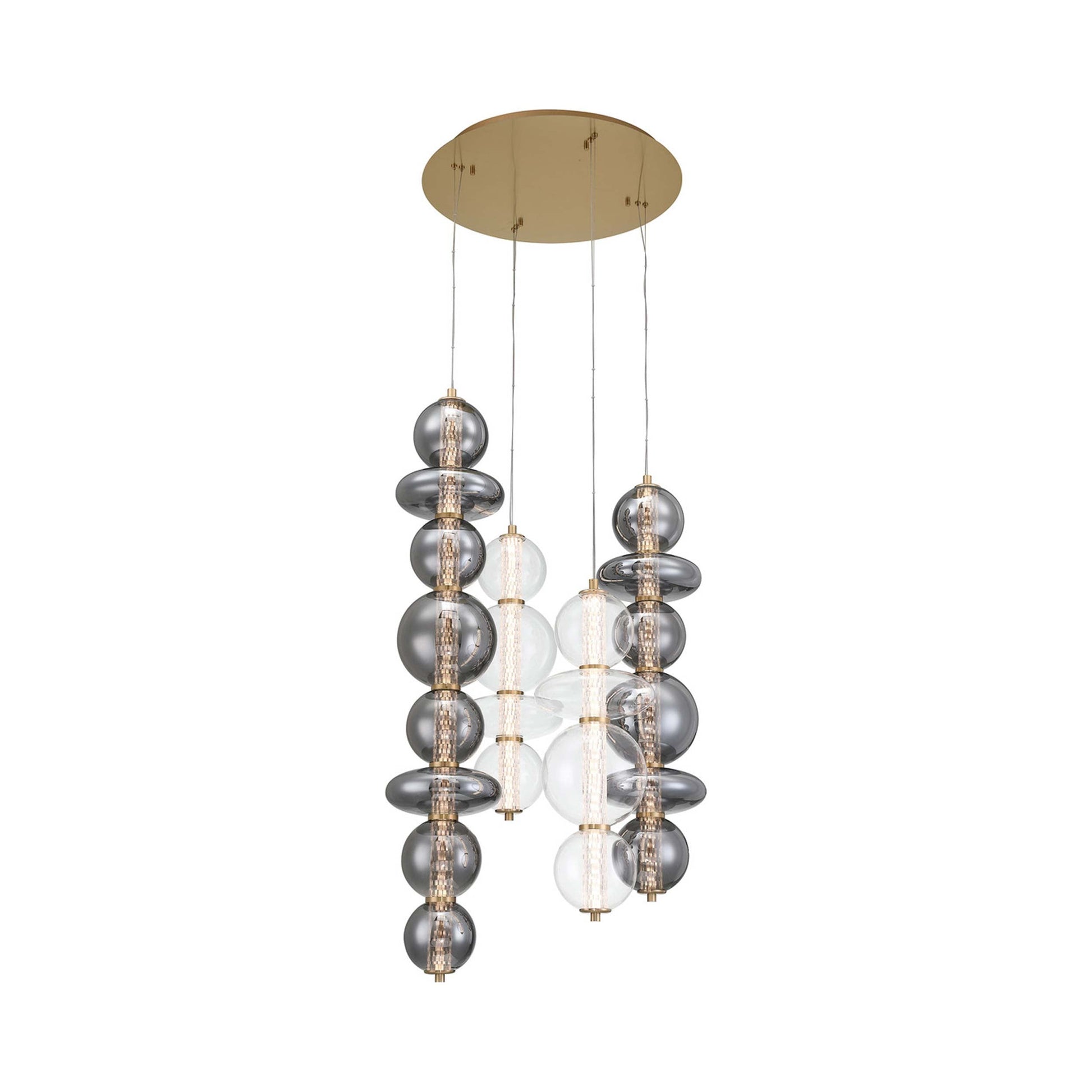 Atomo LED Multi Light Chandelier in Detail.