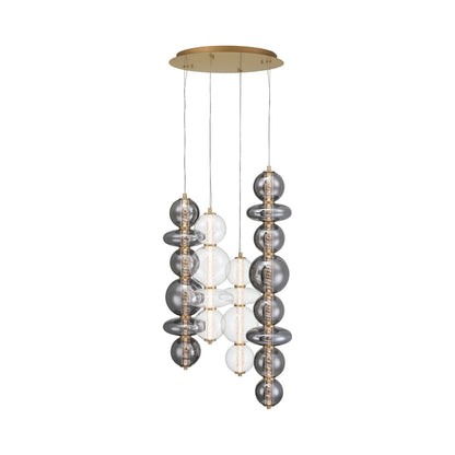 Atomo LED Multi Light Chandelier in Detail.