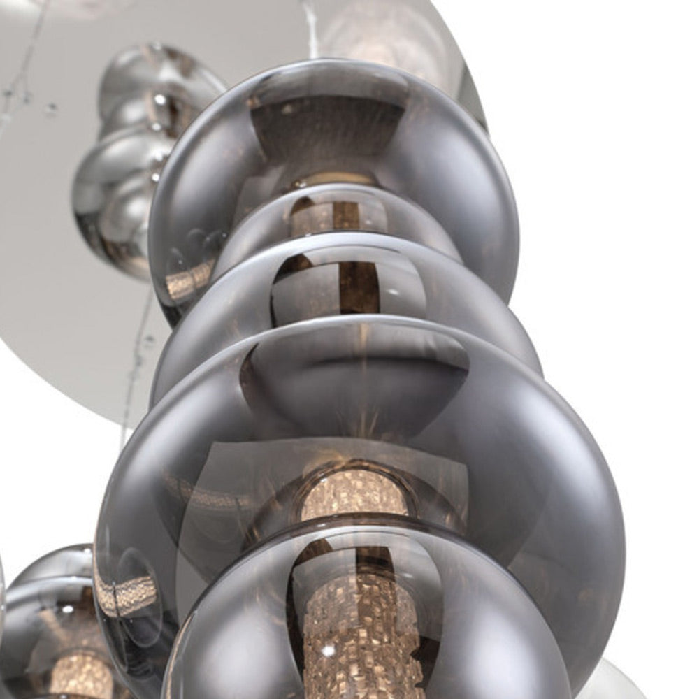 Atomo LED Multi Light Chandelier in Detail.