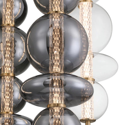Atomo LED Multi Light Chandelier in Detail.