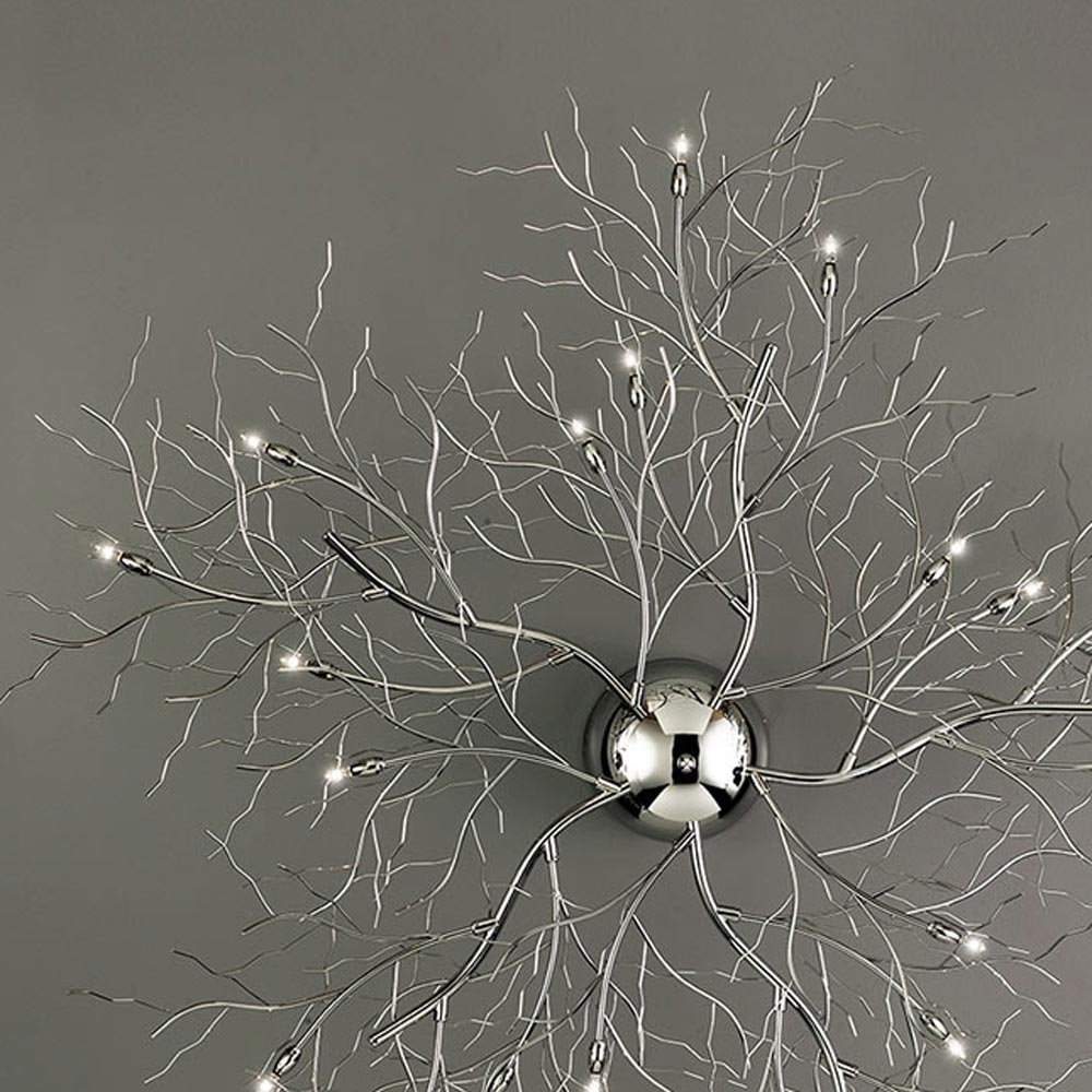 Autumn Flush Mount Ceiling Light in Detail.