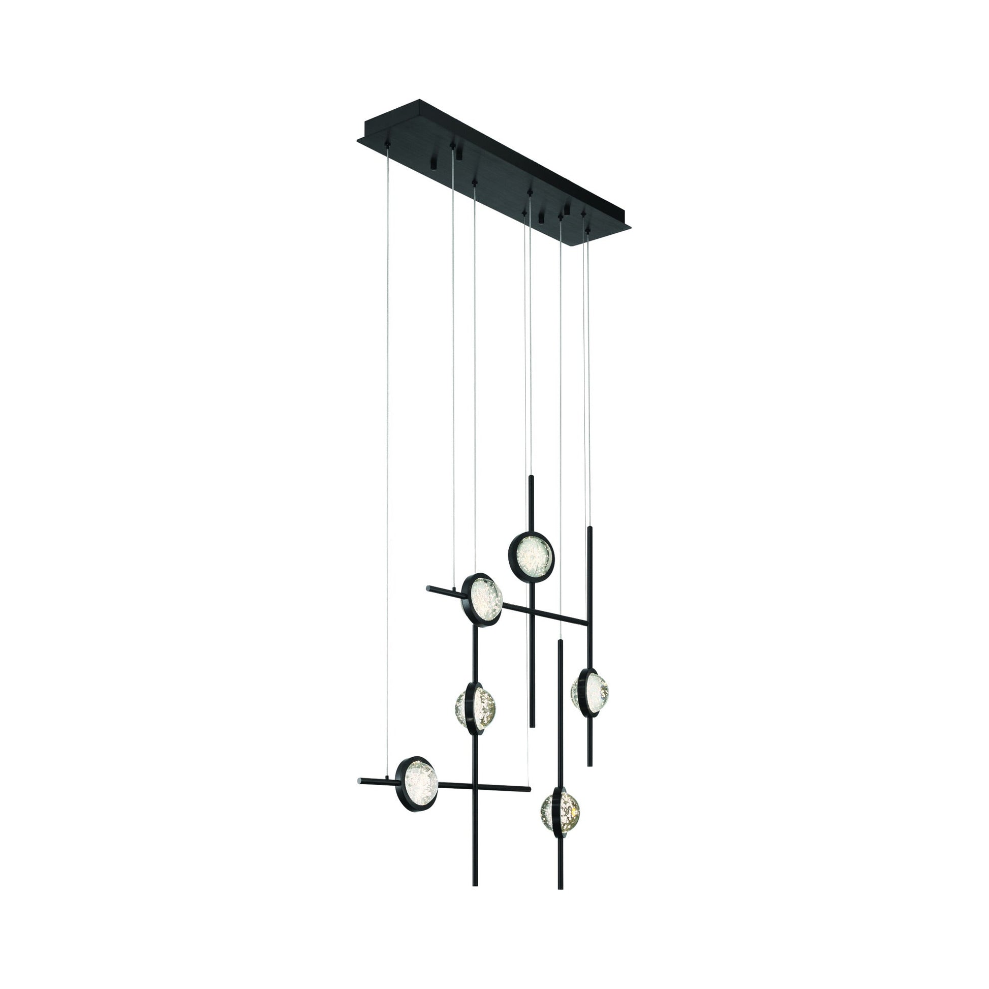 Barletta LED Linear Chandelier in Detail.