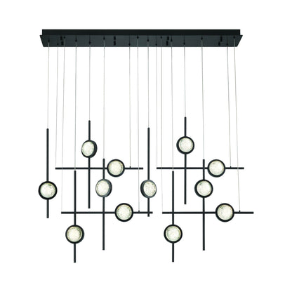 Barletta LED Linear Chandelier in Detail.