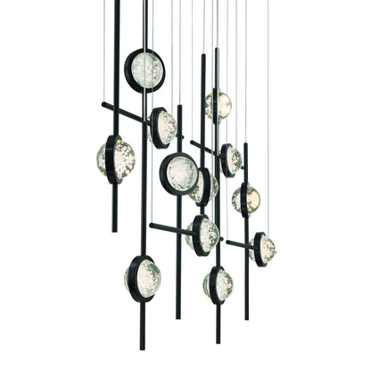 Barletta LED Linear Chandelier in Detail.