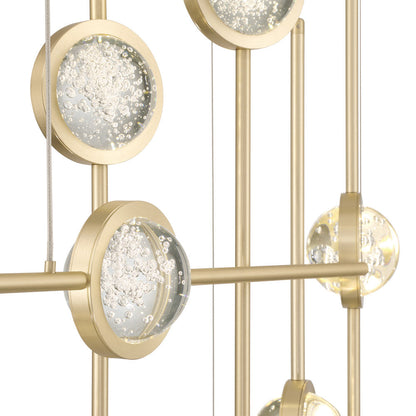 Barletta LED Linear Chandelier in Detail.