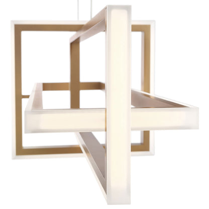 Bordo LED Linear Chandelier in Detail.