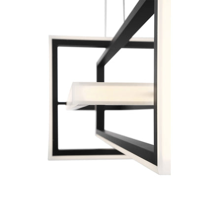Bordo LED Linear Chandelier in Detail.