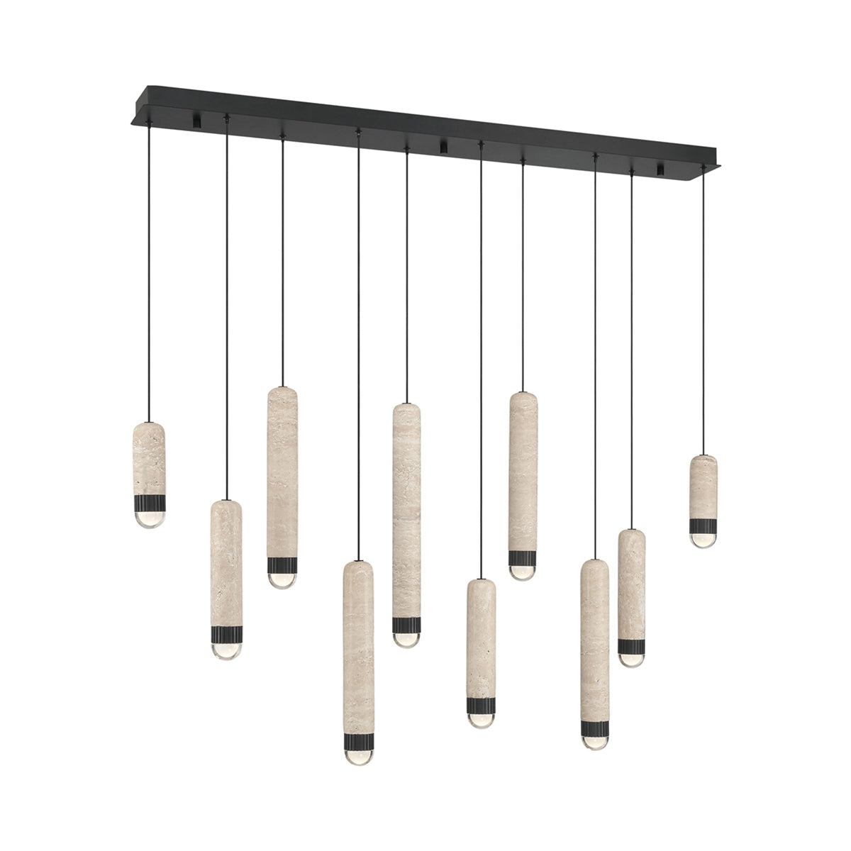 Cambre Linear LED Chandelier in Detail.
