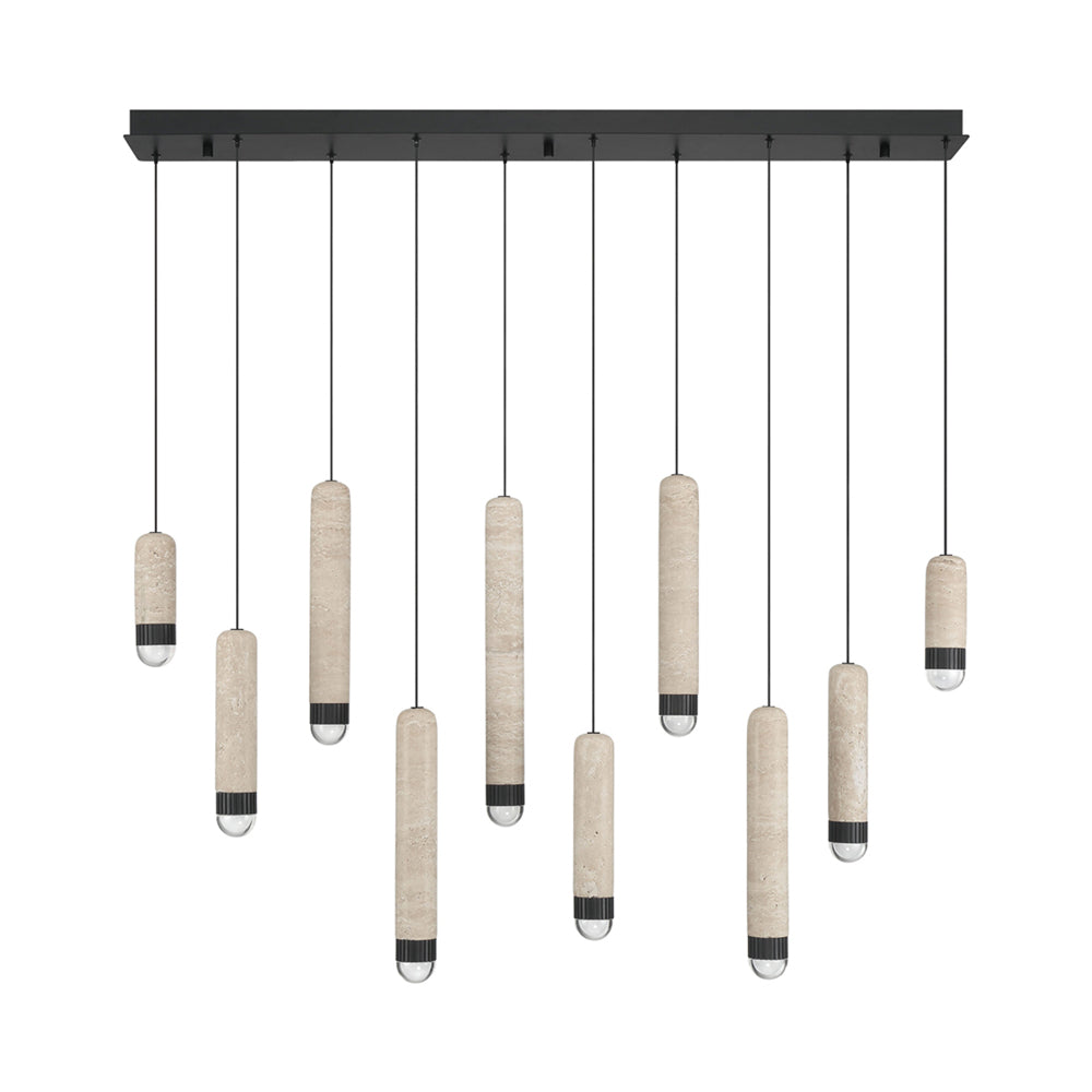 Cambre Linear LED Chandelier in Detail.