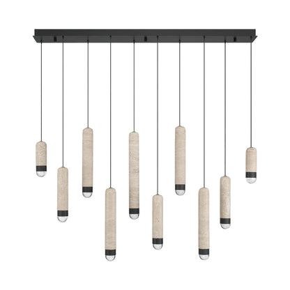 Cambre Linear LED Chandelier in Detail.