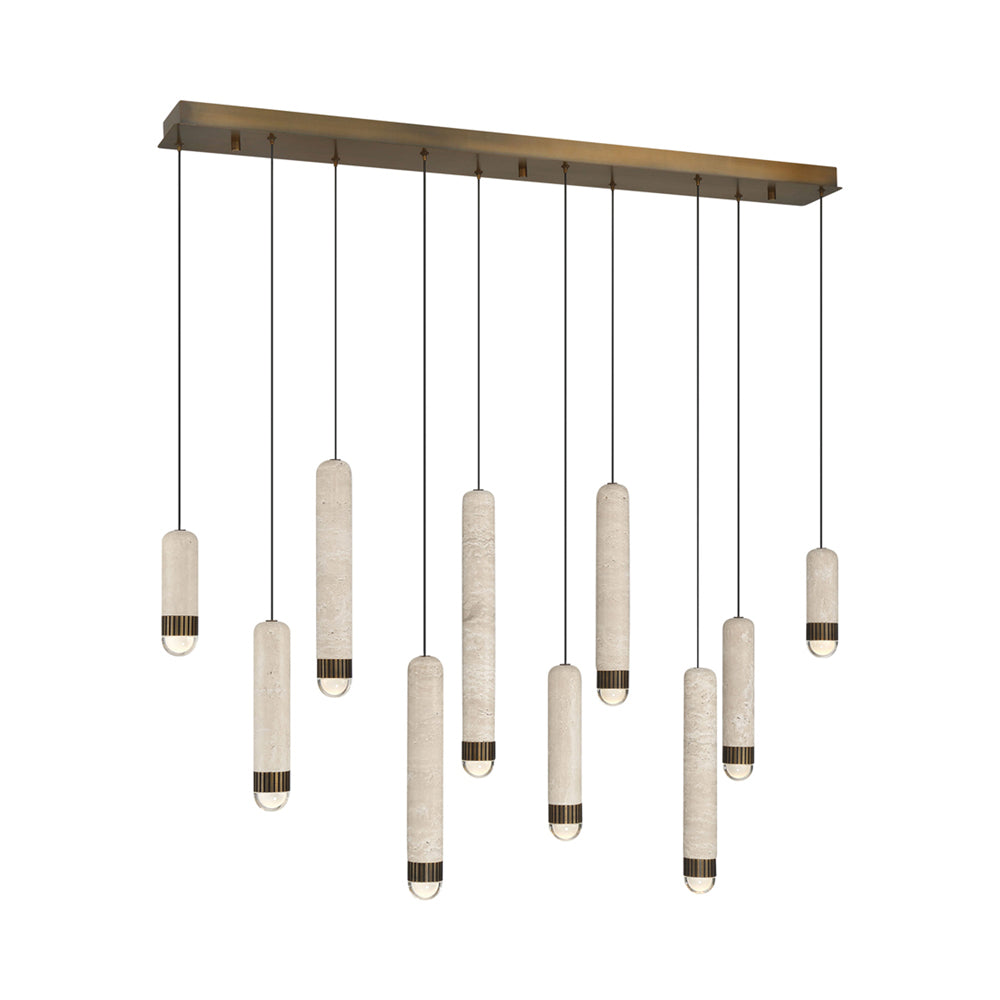 Cambre Linear LED Chandelier in Detail.
