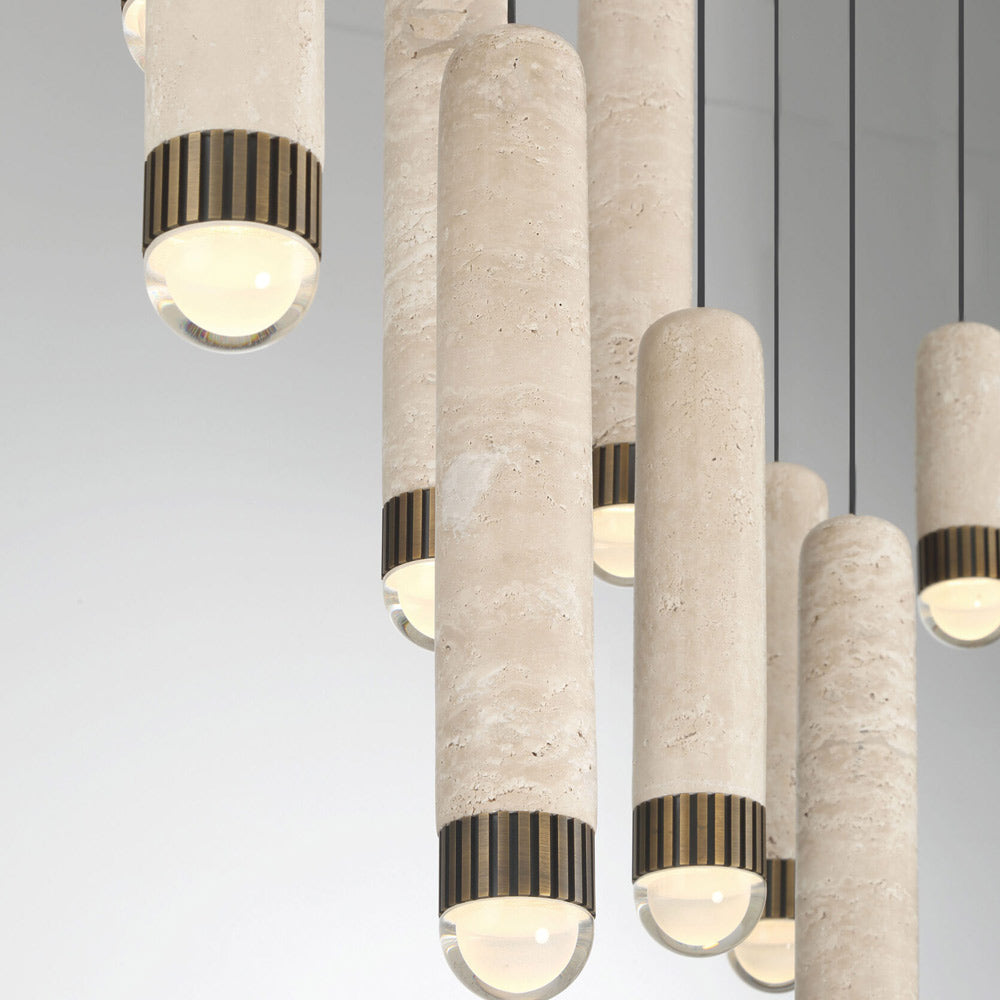 Cambre Linear LED Chandelier in Detail.