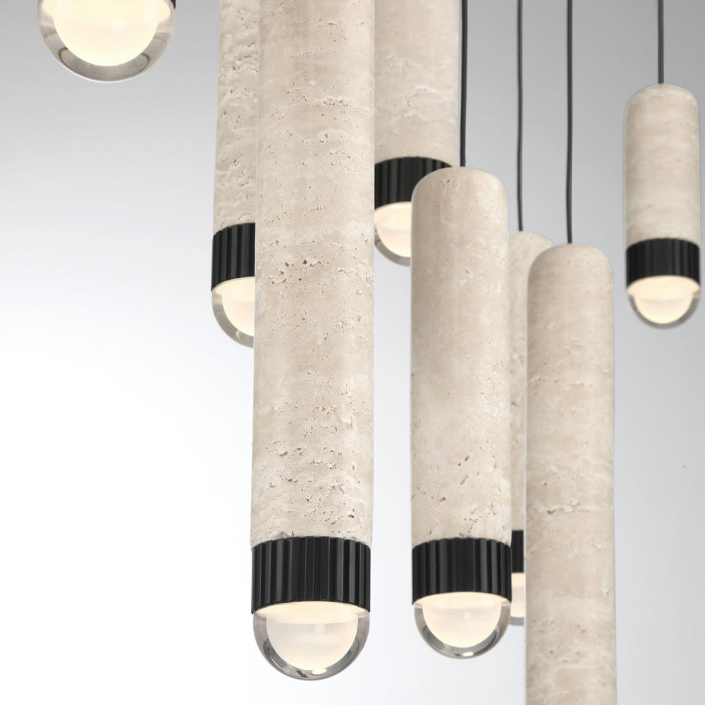 Cambre Linear LED Chandelier in Detail.
