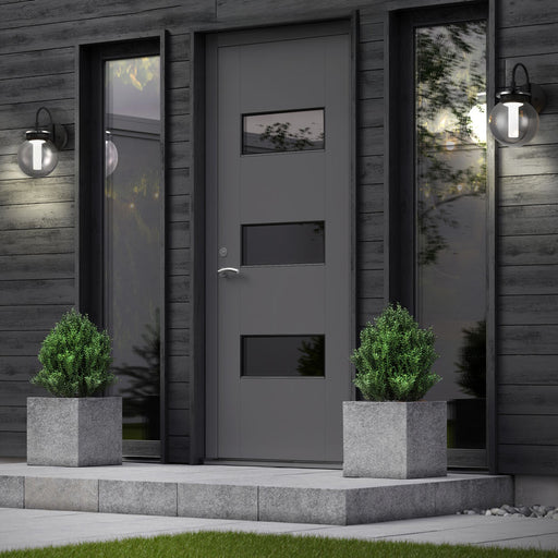Caswell Outdoor LED Wall Light in Outside Area.