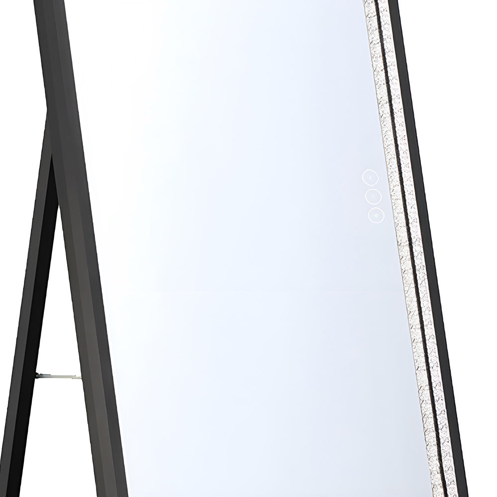 Cerissa LED Floor Mirror in Detail.