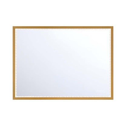 Cerissa Rectangle LED Wall Light in Gold (30-Inch).