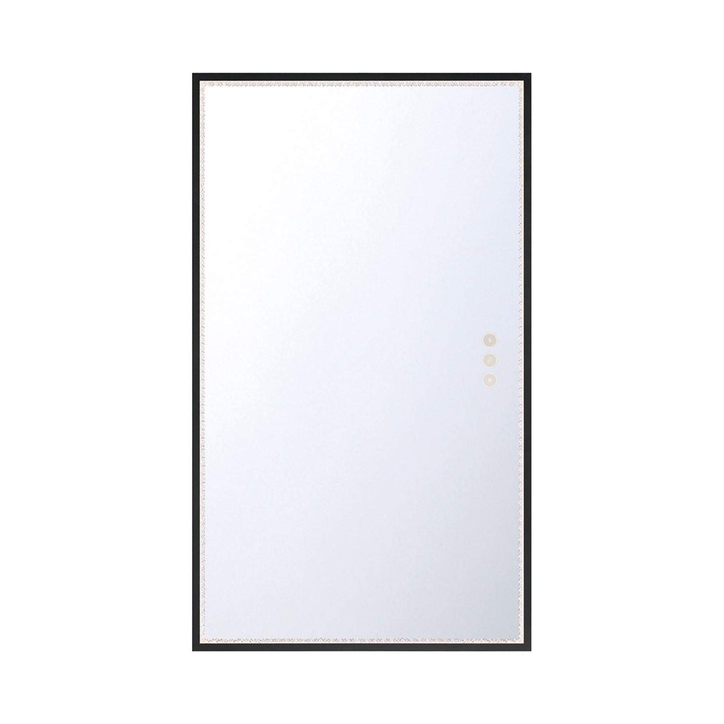 Cerissa Rectangle LED Wall Light in Black (32-Inch).