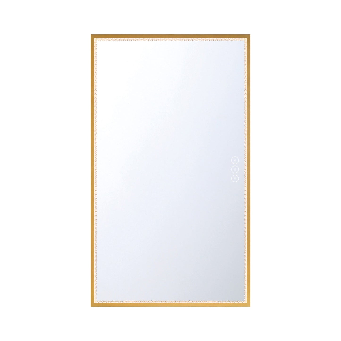 Cerissa Rectangle LED Wall Light in Gold (32-Inch).