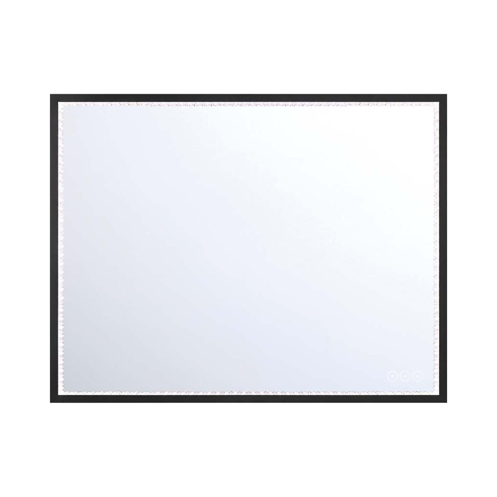 Cerissa Rectangle LED Wall Light in Black (36-Inch).