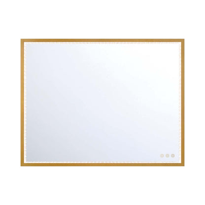 Cerissa Rectangle LED Wall Light in Gold (36-Inch).