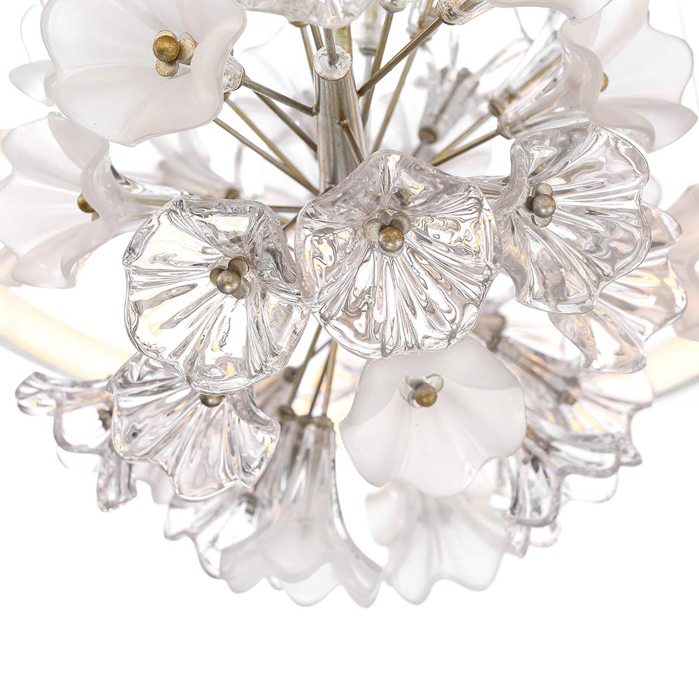 Clayton LED Linear Chandelier in Detail.