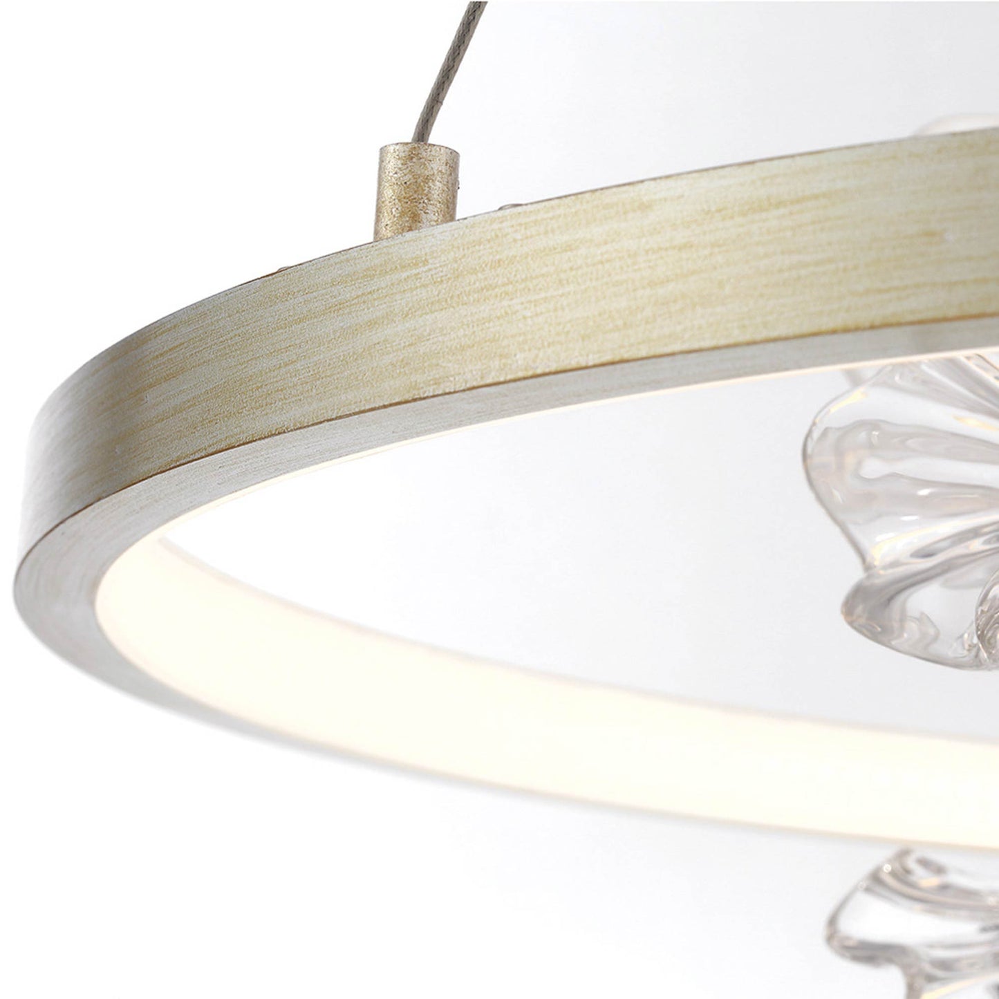 Clayton LED Linear Chandelier in Detail.