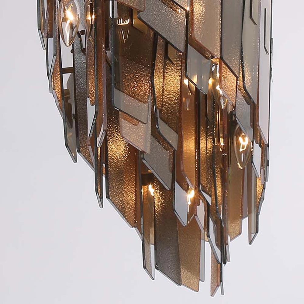 Cocolina Linear Chandelier in Detail.