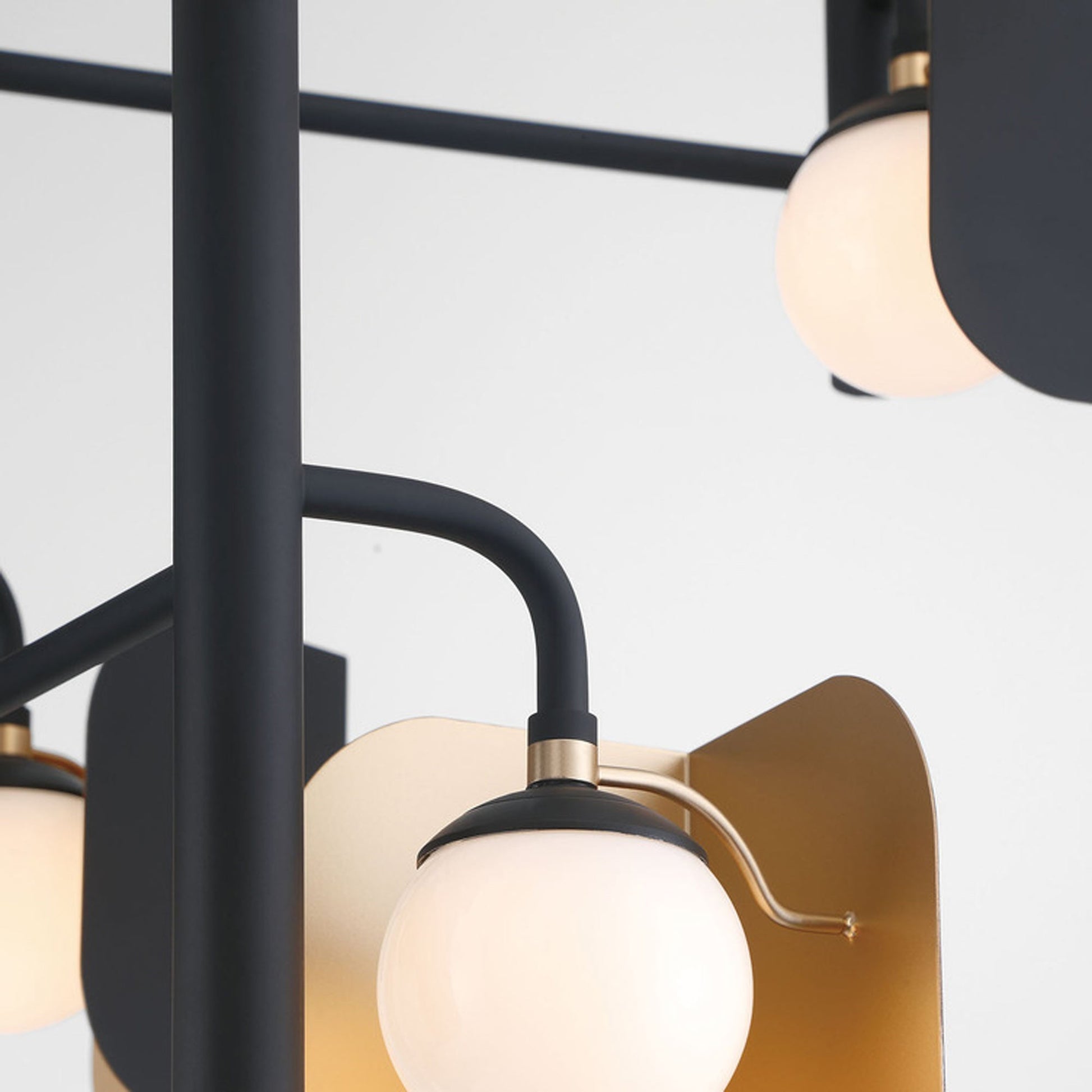 Cornice LED Chandelier in Detail.
