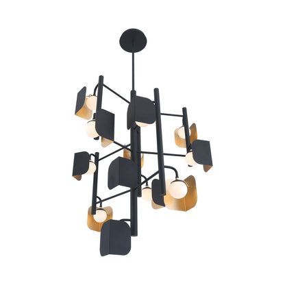Cornice LED Chandelier in Detail.