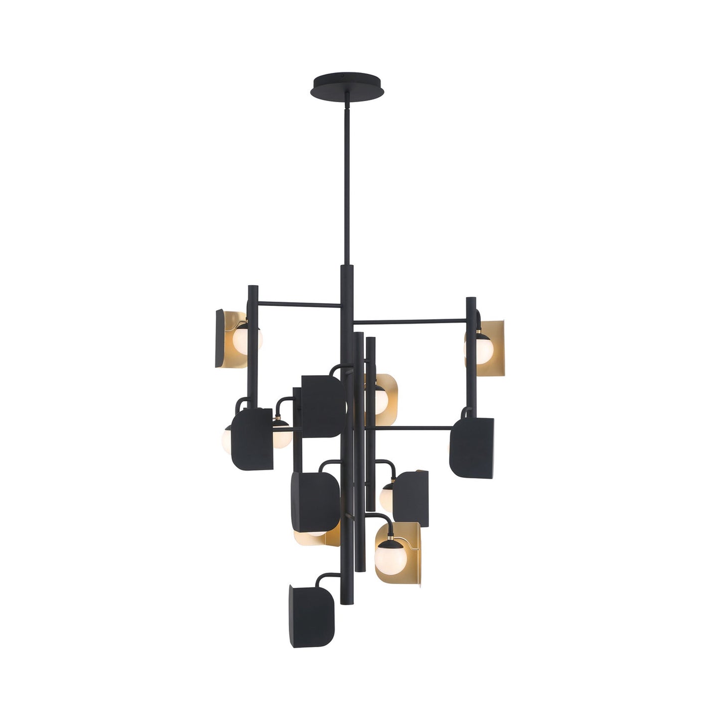 Cornice LED Chandelier in Detail.