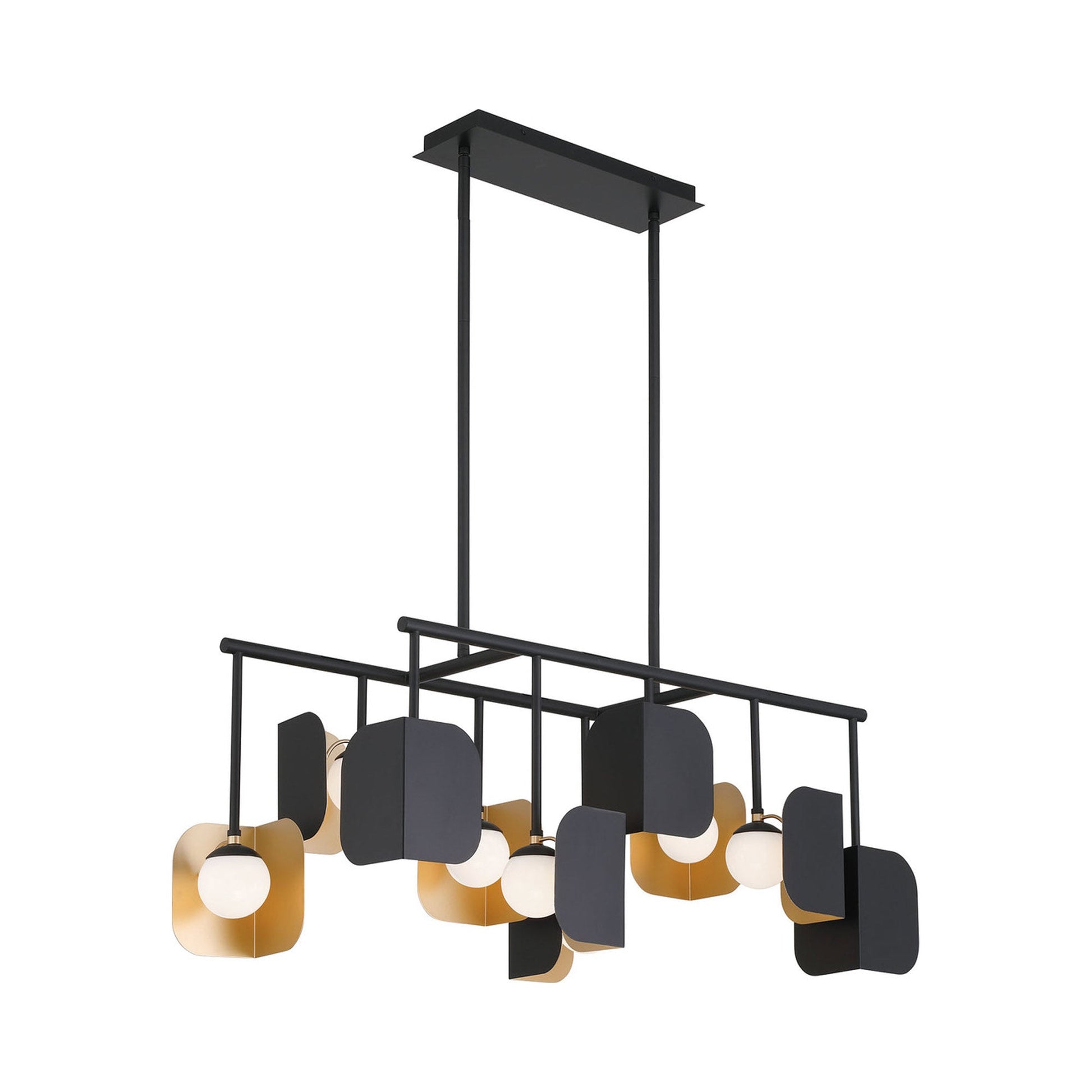 Cornice LED Linear Chandelier in Detail.