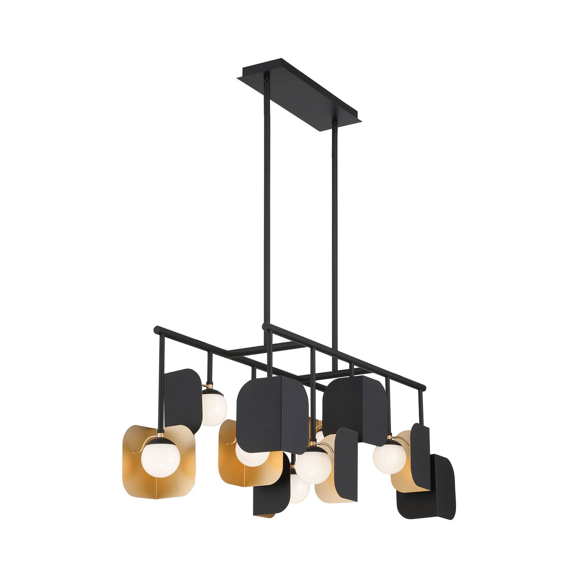 Cornice LED Linear Chandelier in Detail.