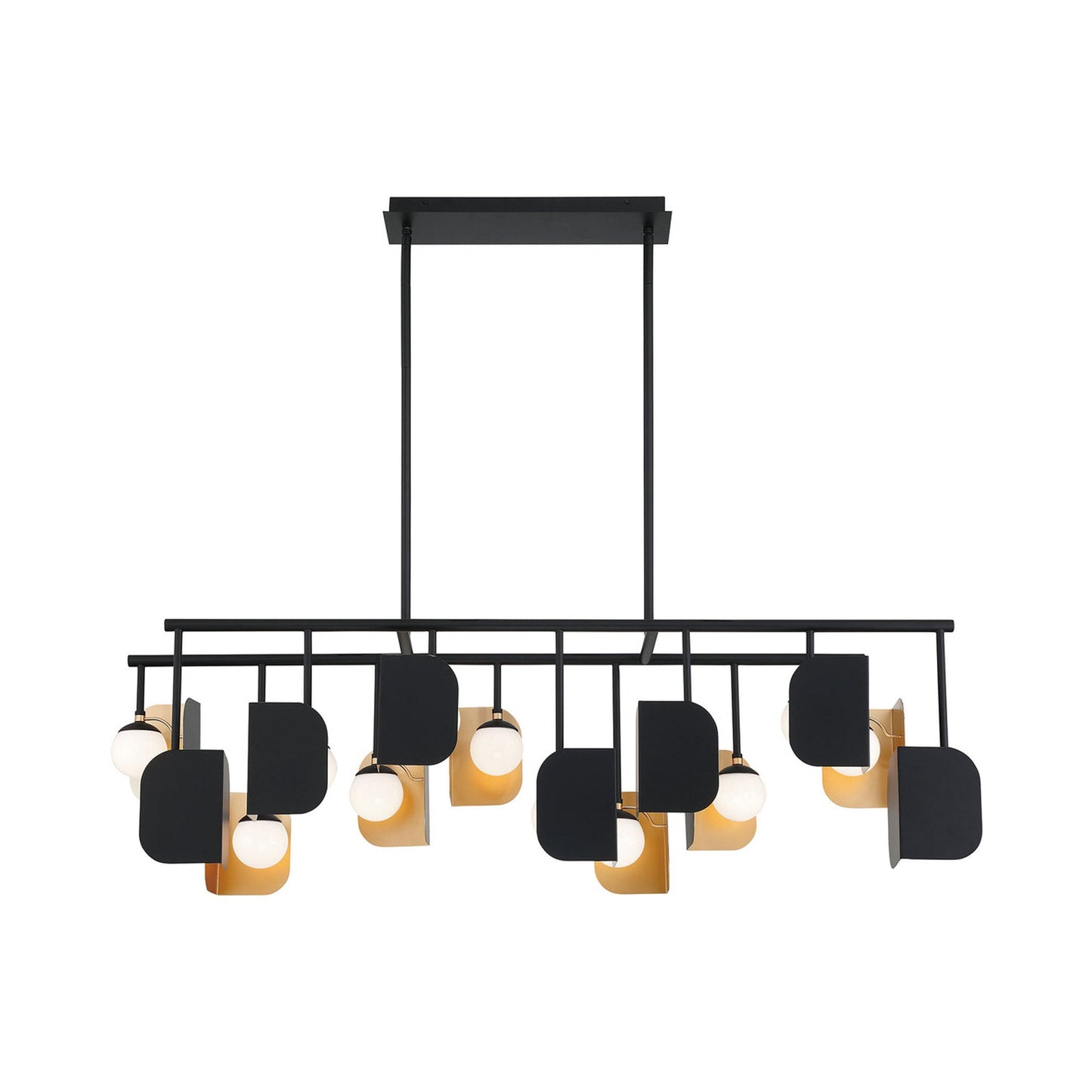 Cornice LED Linear Chandelier in Detail.