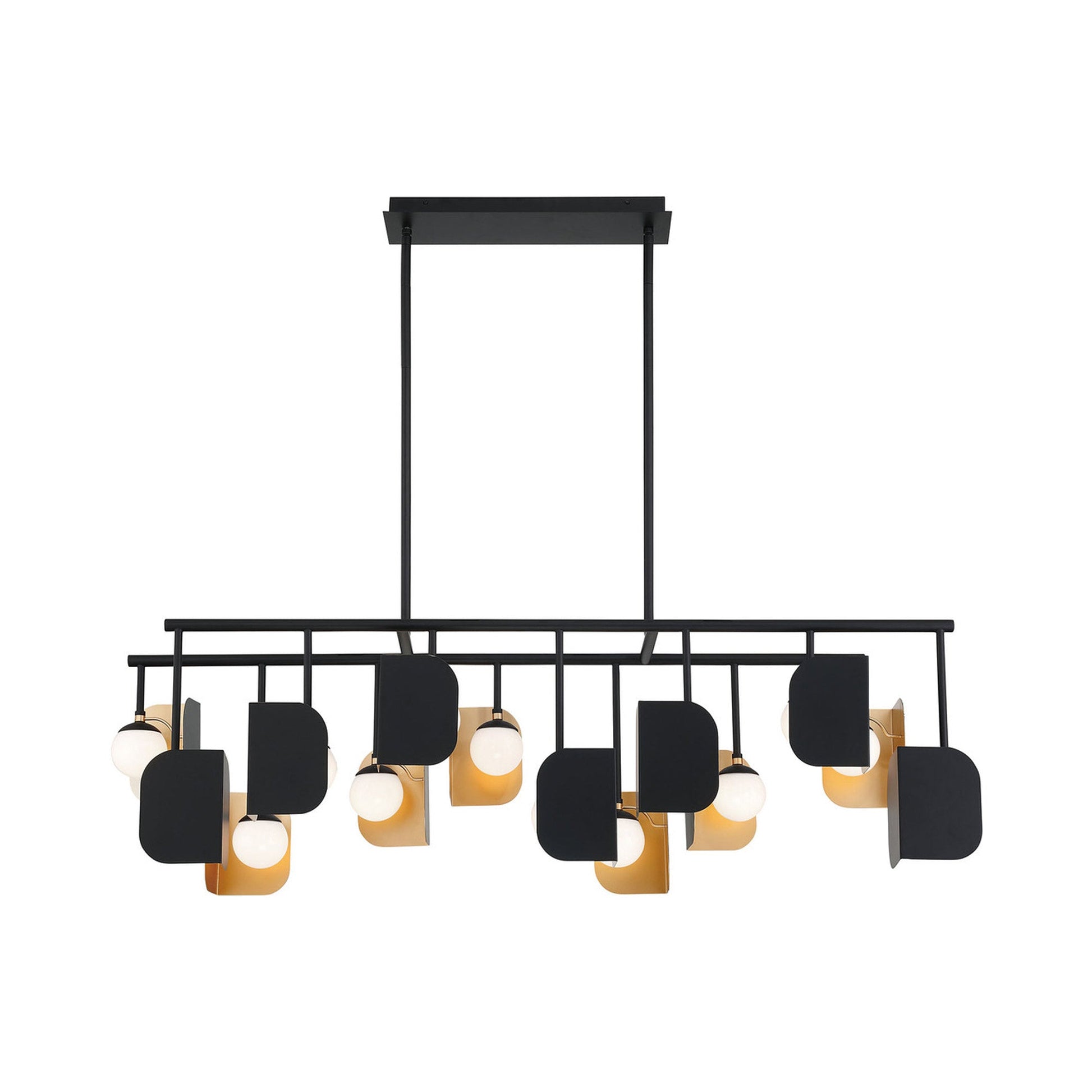 Cornice LED Linear Chandelier in Detail.