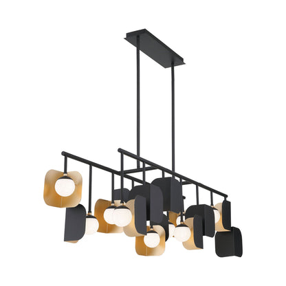 Cornice LED Linear Chandelier in Detail.