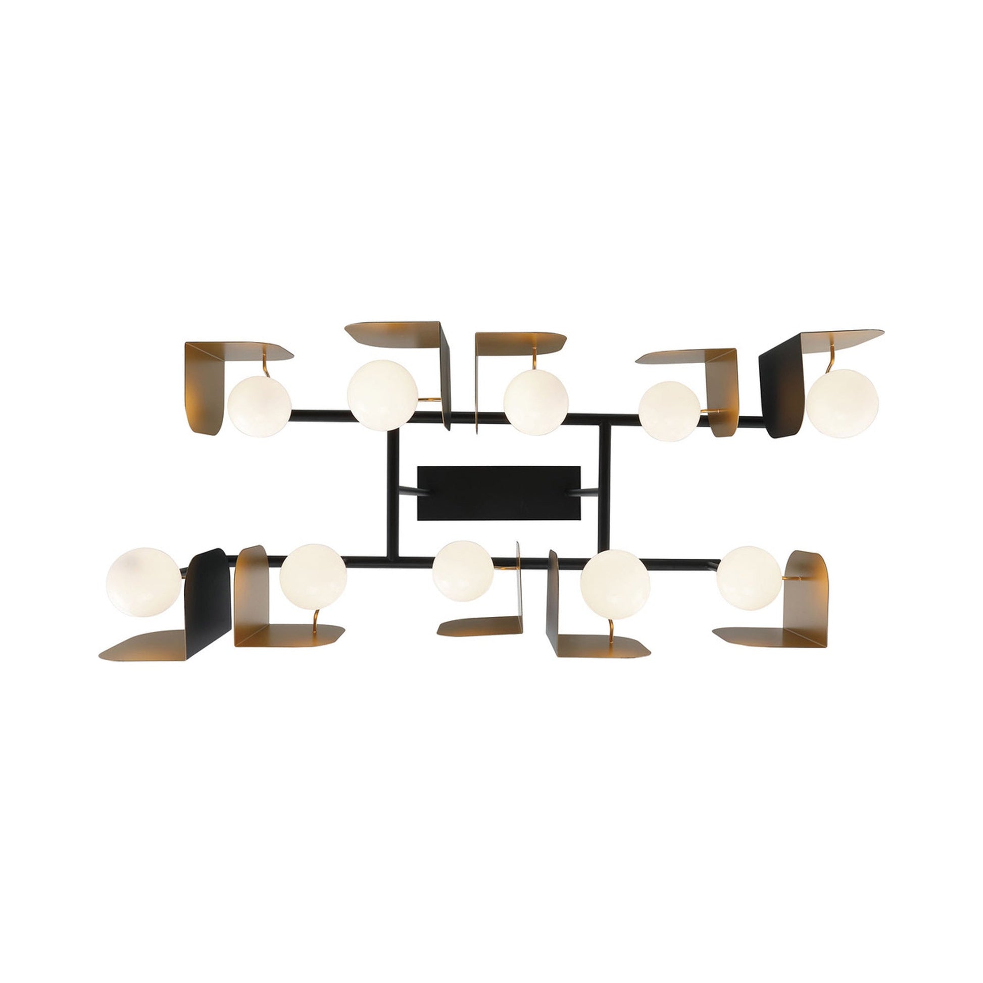 Cornice LED Linear Chandelier in Detail.