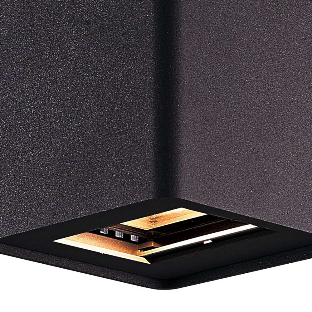 Crest Outdoor LED Wall Light in Detail.