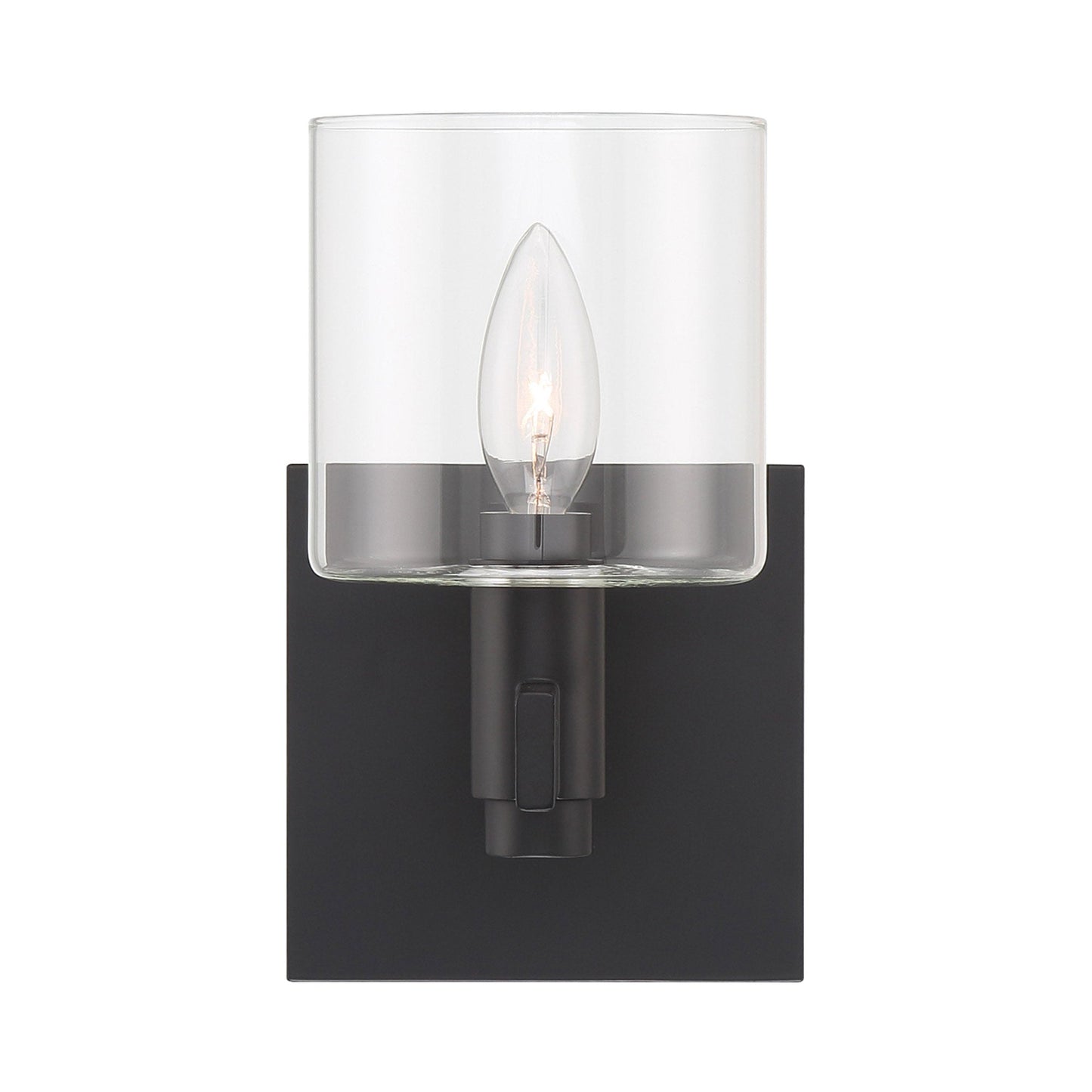 Decato Wall Light in Matte Black (1-Light).