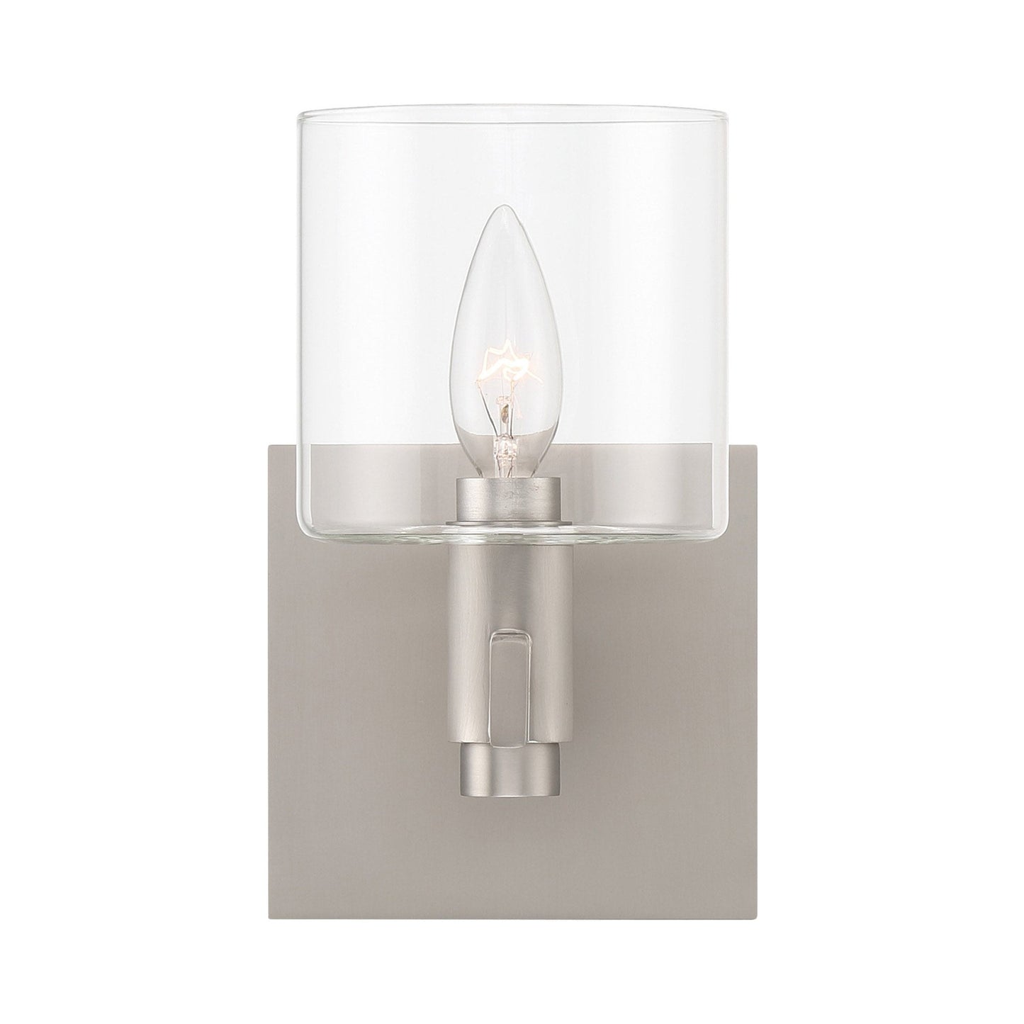 Decato Wall Light in Satin Nickel (1-Light).