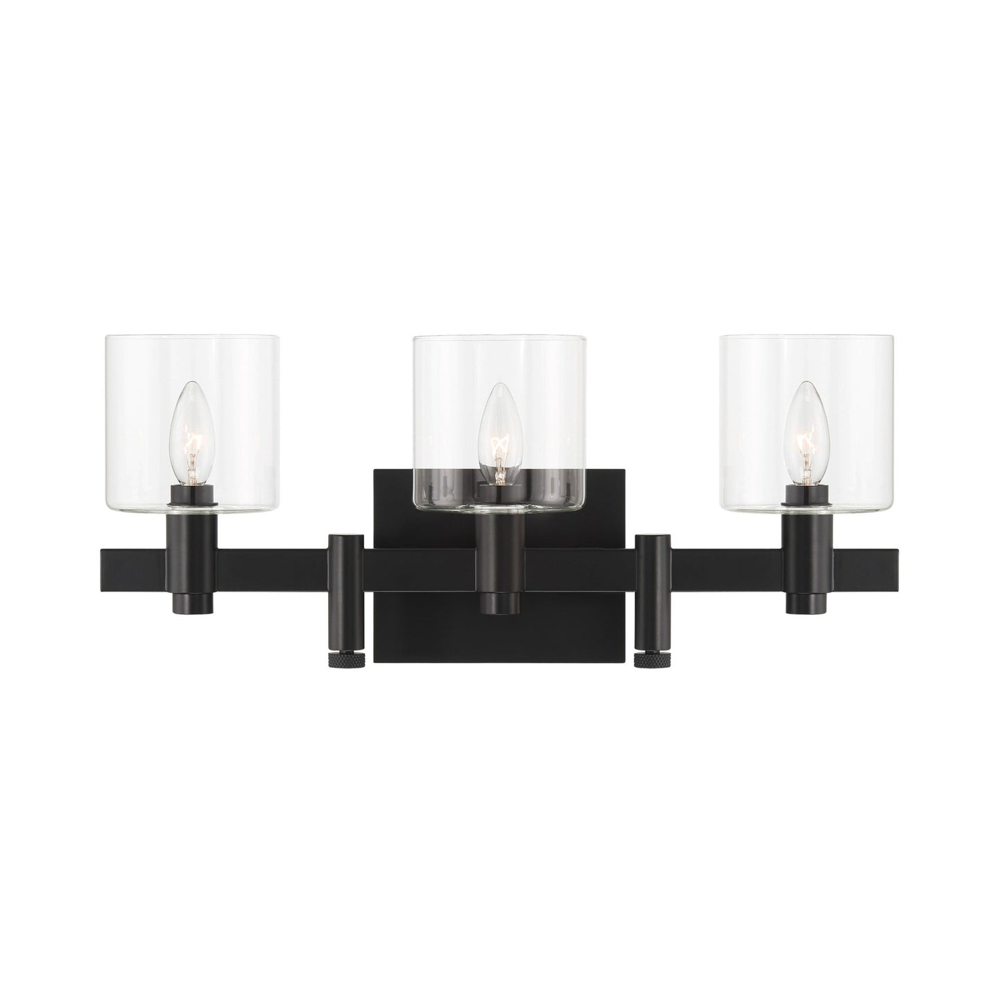 Decato Wall Light in Matte Black (3-Light).