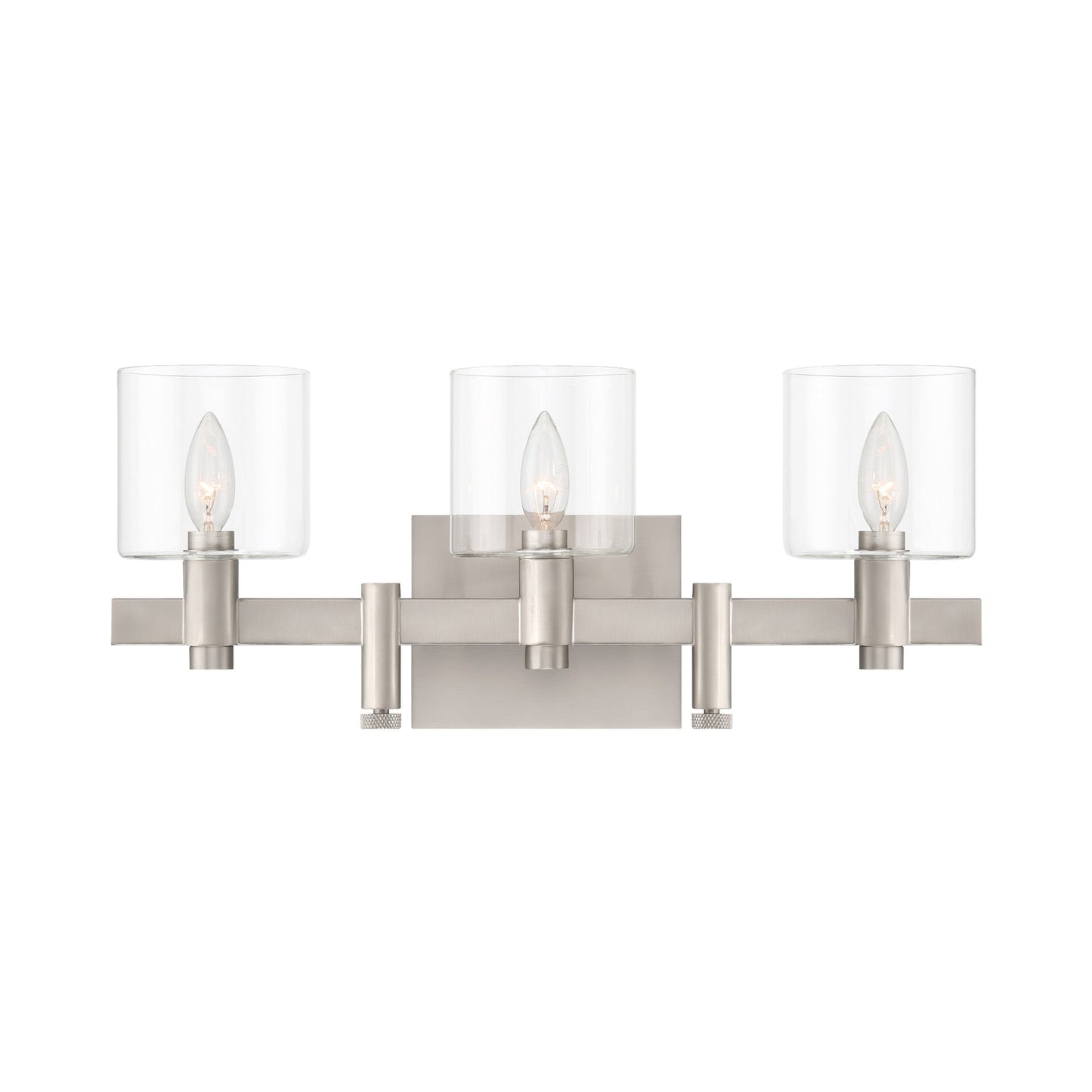 Decato Wall Light in Satin Nickel (3-Light).
