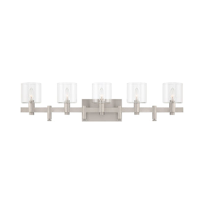 Decato Wall Light in Satin Nickel (5-Light).