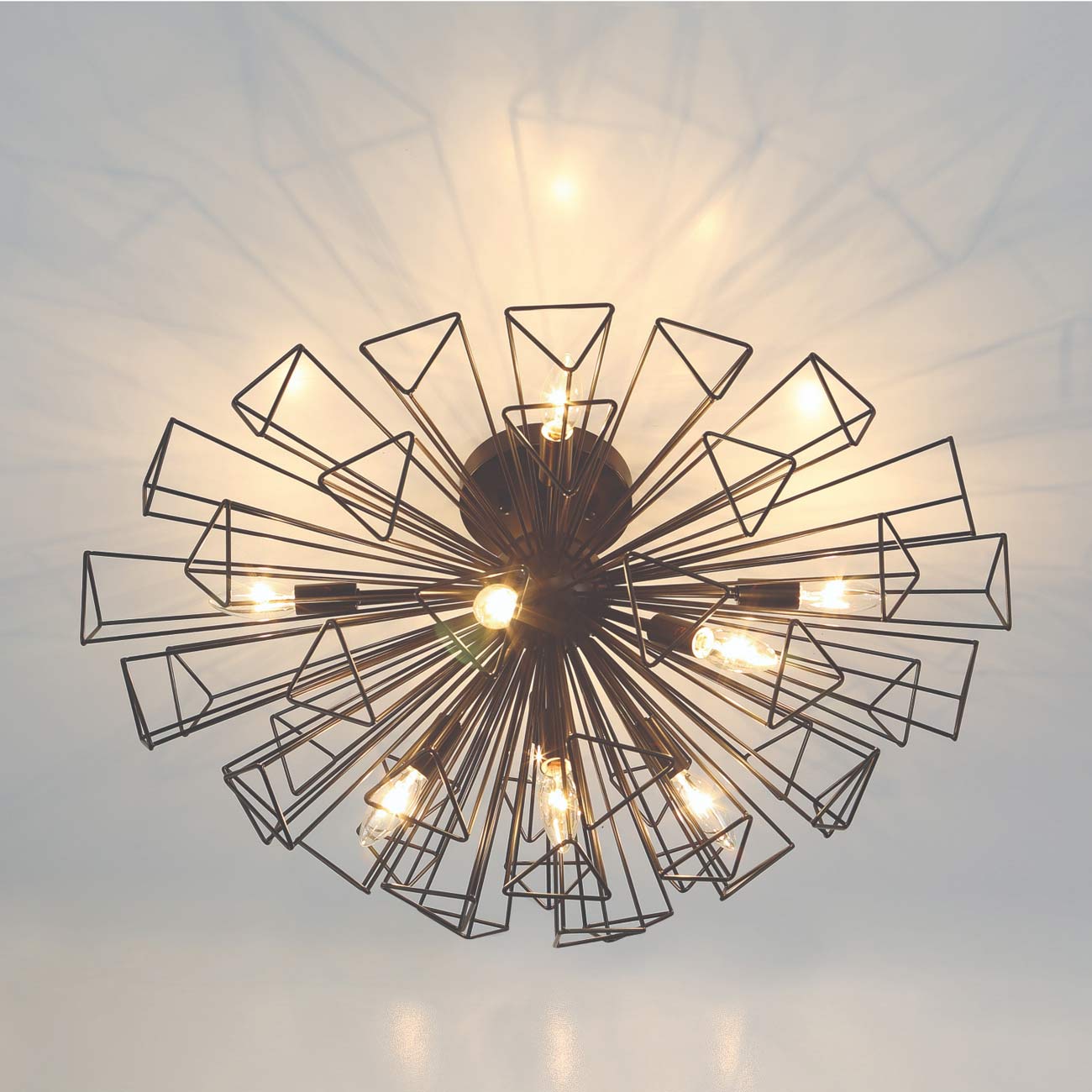 Dendelio Semi Flush Mount Ceiling Light in Detail.