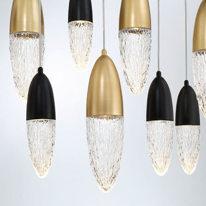 Ecrou Oval Chandelier in Detail.
