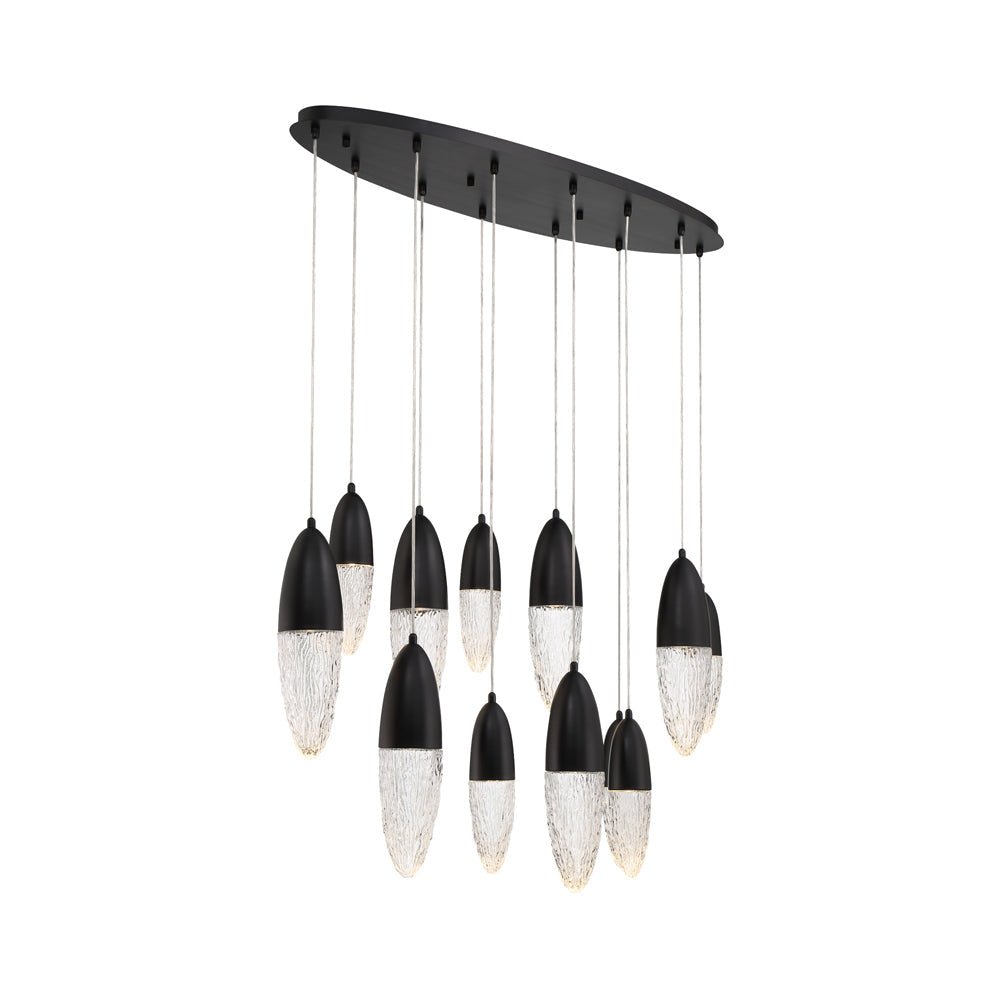 Ecrou Oval Chandelier in Detail.