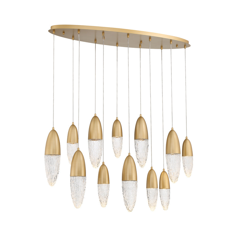 Ecrou Oval Chandelier in Detail.